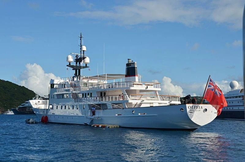 a large ship on the water aboard JESTER Yacht for Sale