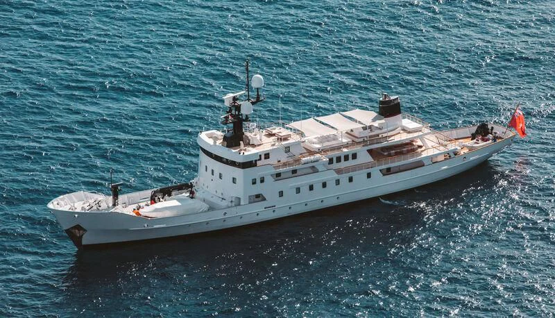 a boat in the water aboard JESTER Yacht for Sale