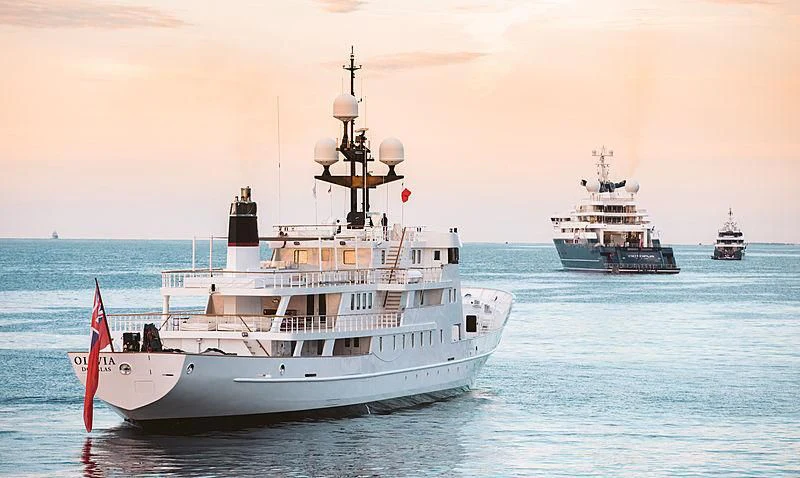 a group of boats in the water aboard JESTER Yacht for Sale