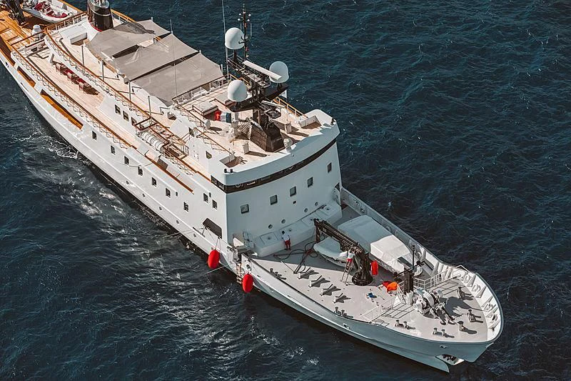 a ship in the water aboard JESTER Yacht for Sale