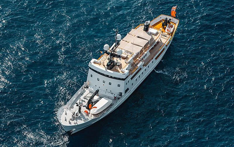 a boat in the water aboard JESTER Yacht for Sale