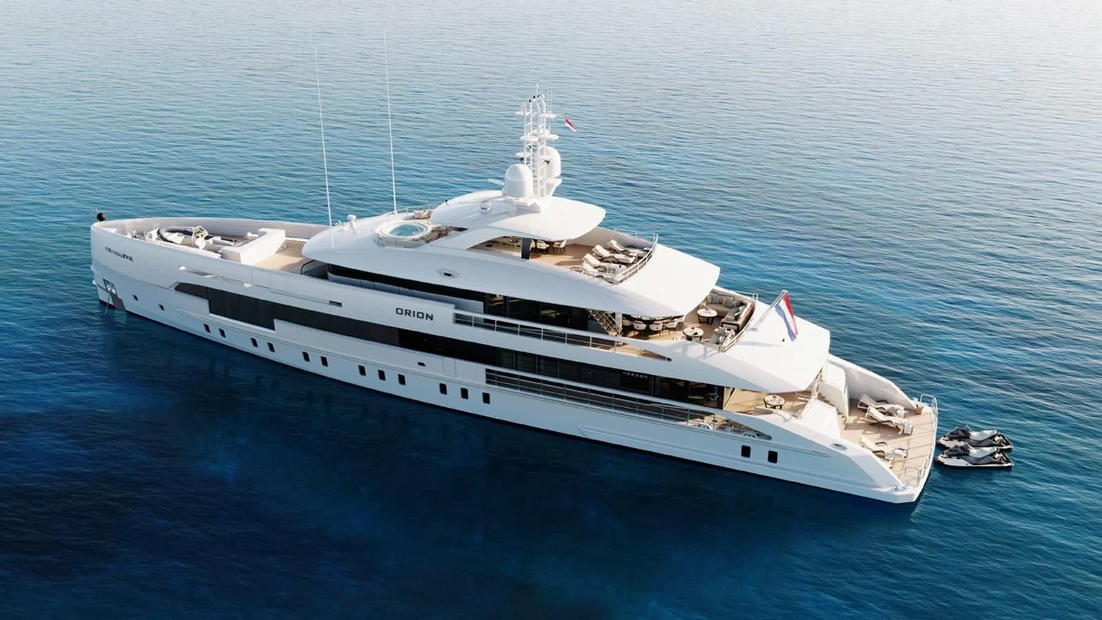 a large white ship aboard ALP Yacht for Sale