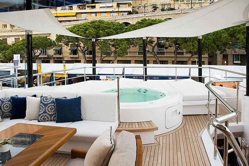 diagram, engineering drawing aboard IRISHA Yacht for Sale