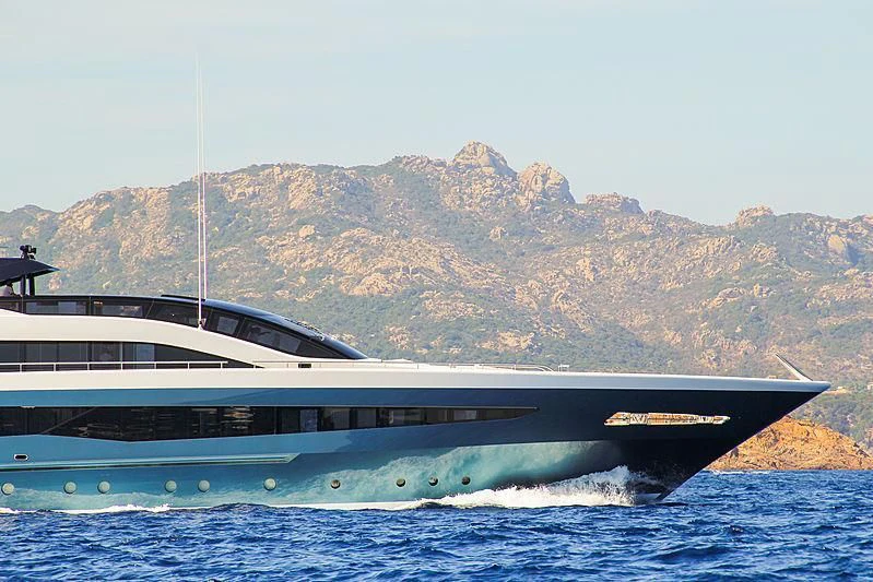 a boat in the water aboard IRISHA Yacht for Sale