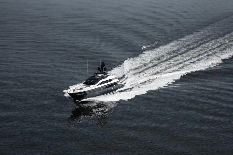 a boat on the water aboard IRISHA Yacht for Sale