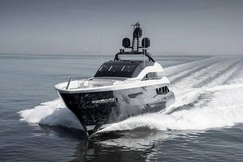 a boat on the water aboard IRISHA Yacht for Sale