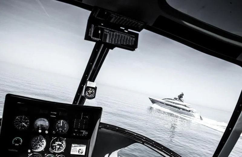 graphical user interface aboard IRISHA Yacht for Sale