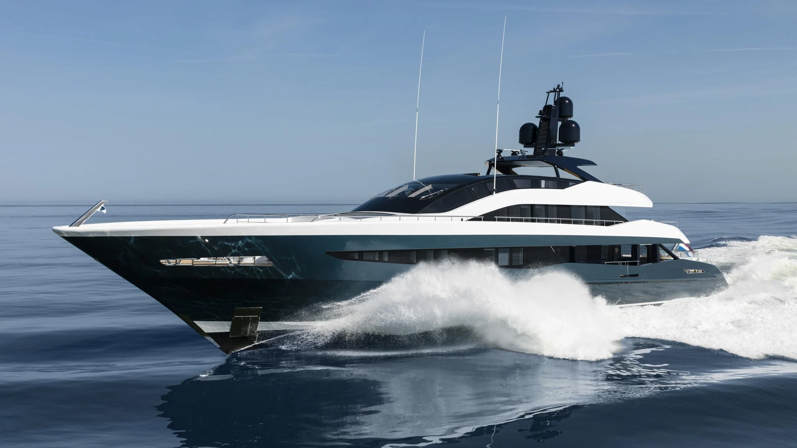 a boat on the water aboard IRISHA Yacht for Sale