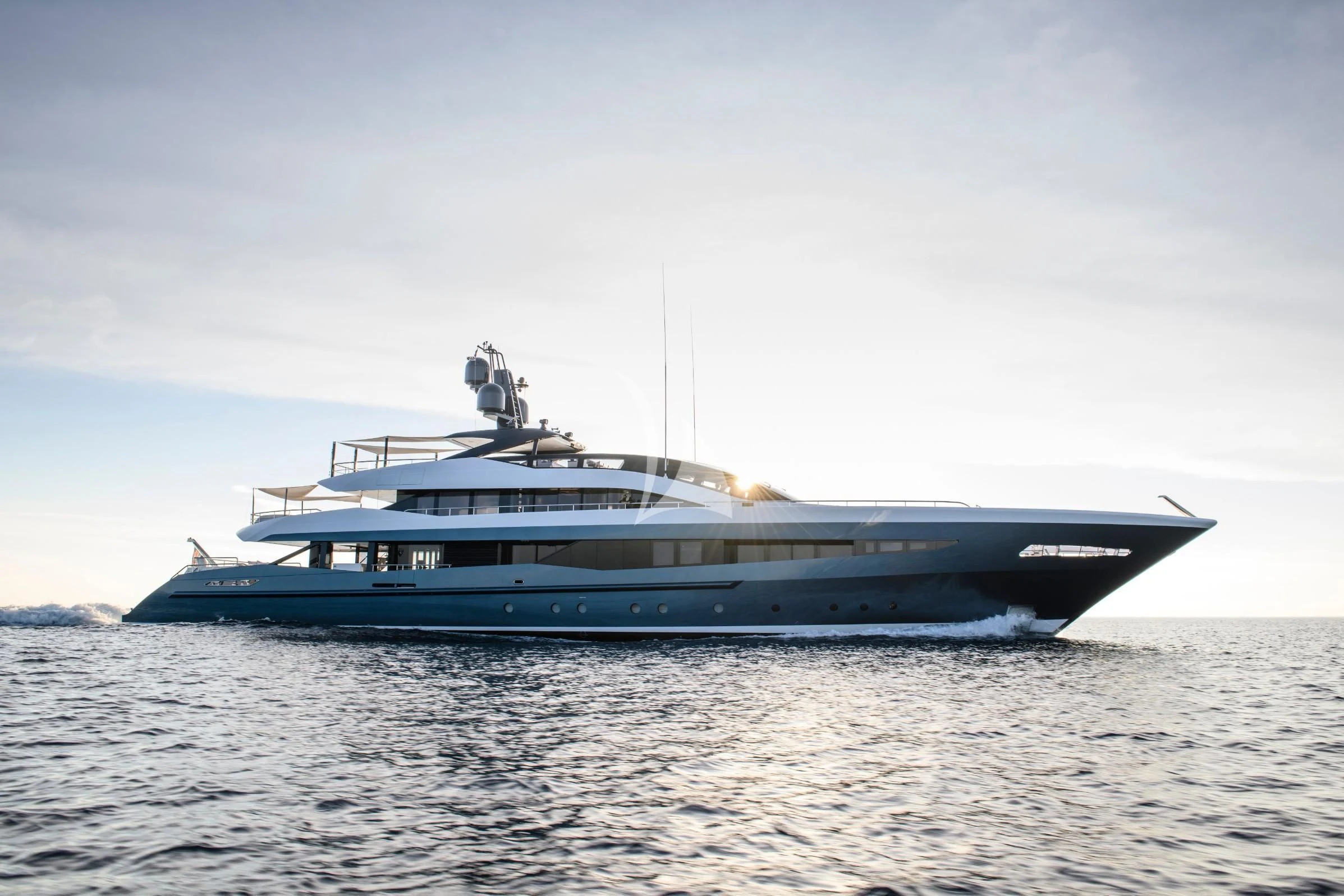 a boat in the water aboard IRISHA Yacht for Sale