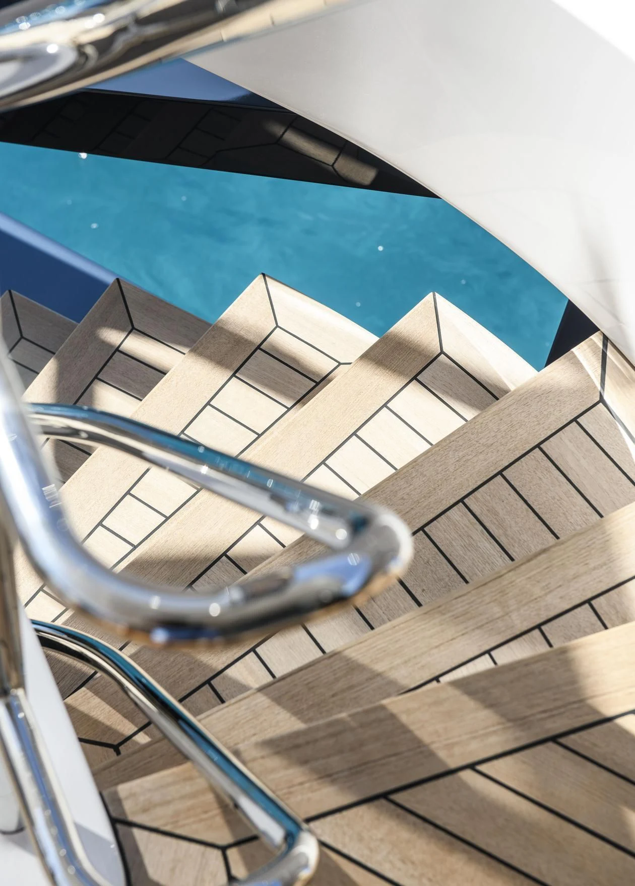 a close-up of a plane wing aboard IRISHA Yacht for Sale