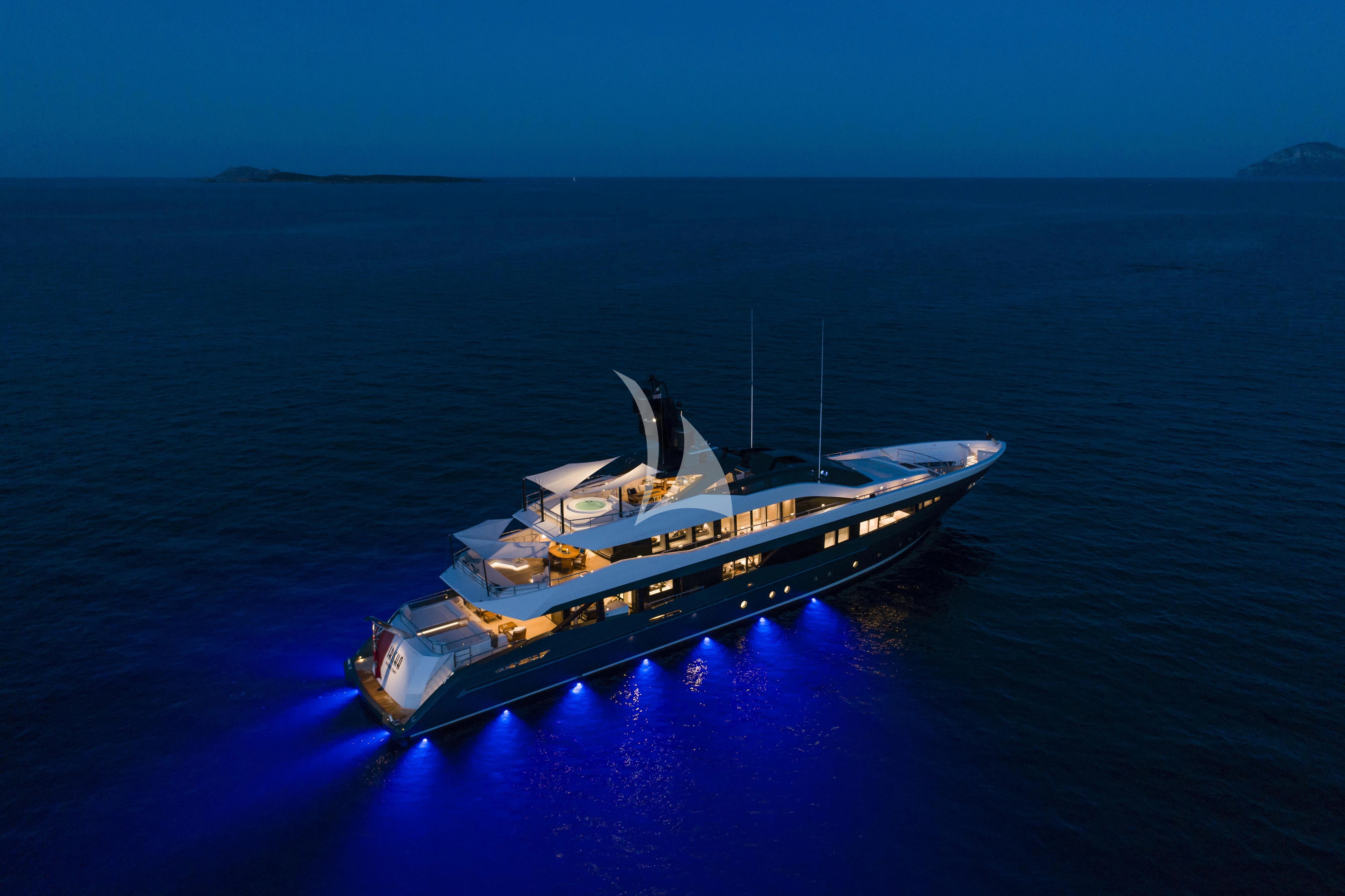 a boat in the water aboard IRISHA Yacht for Sale