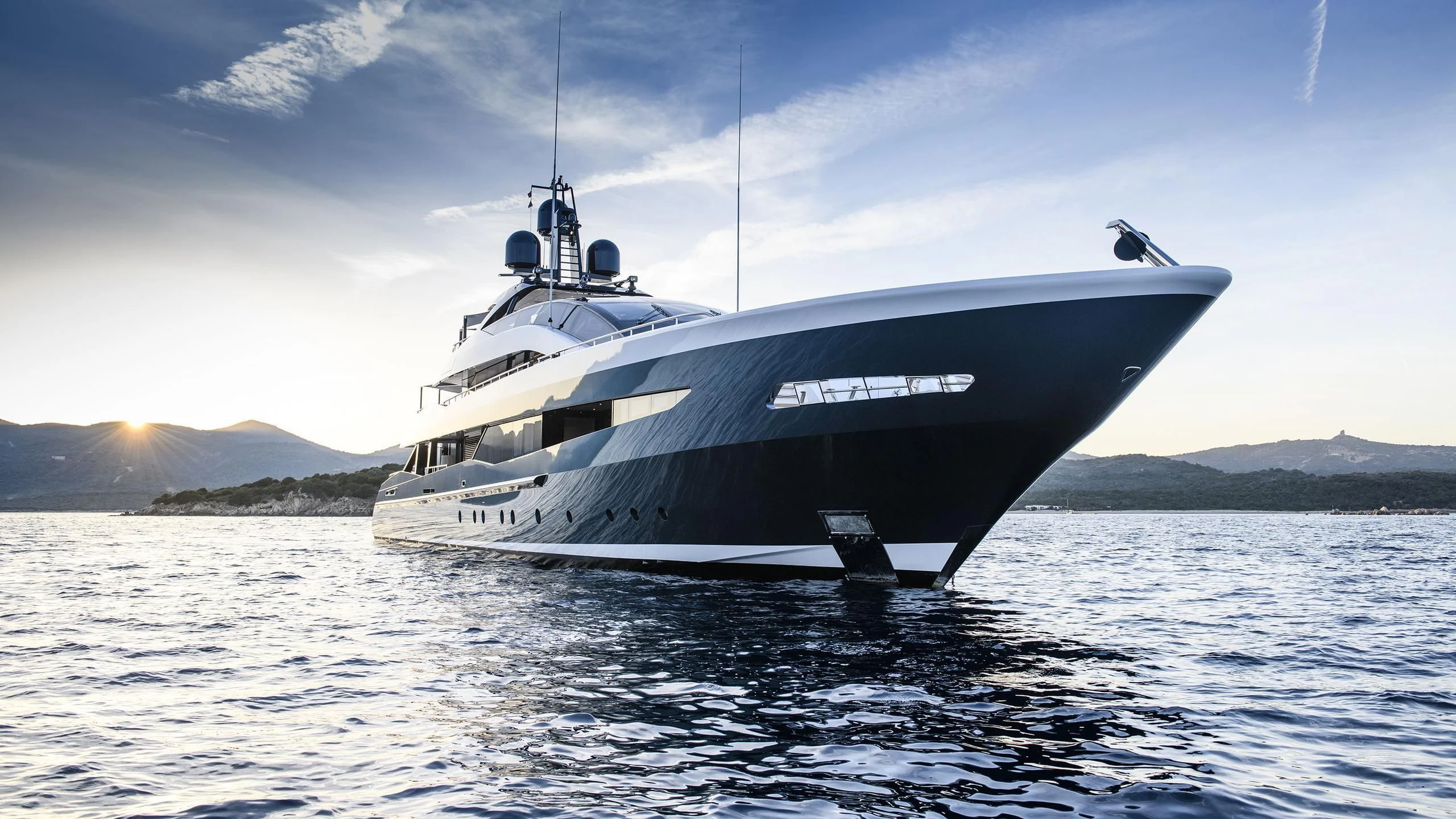 a boat in the water aboard IRISHA Yacht for Sale