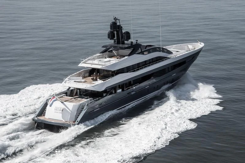 a boat on the water aboard IRISHA Yacht for Sale