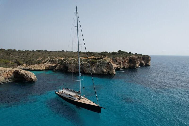 a boat on the water aboard SORVIND Yacht for Charter