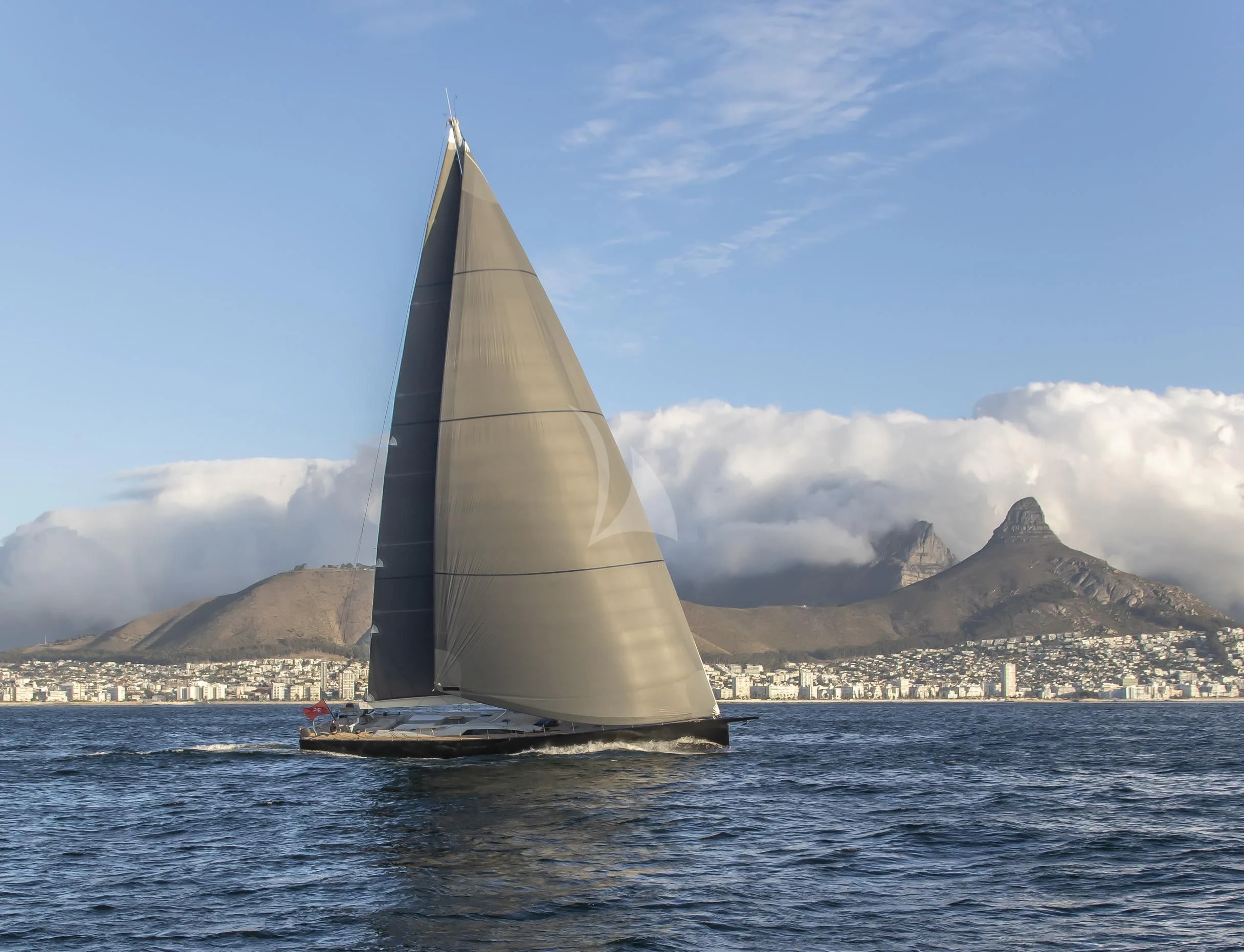 a sailboat on the water aboard SORVIND Yacht for Charter