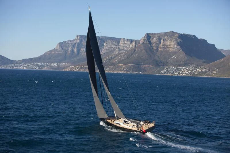 a sailboat on the water aboard SORVIND Yacht for Charter