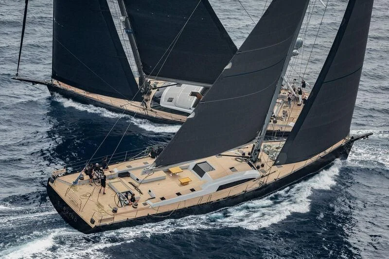 a group of people sailing on a boat aboard SORVIND Yacht for Charter