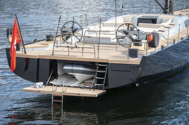 a boat in the water aboard SORVIND Yacht for Charter