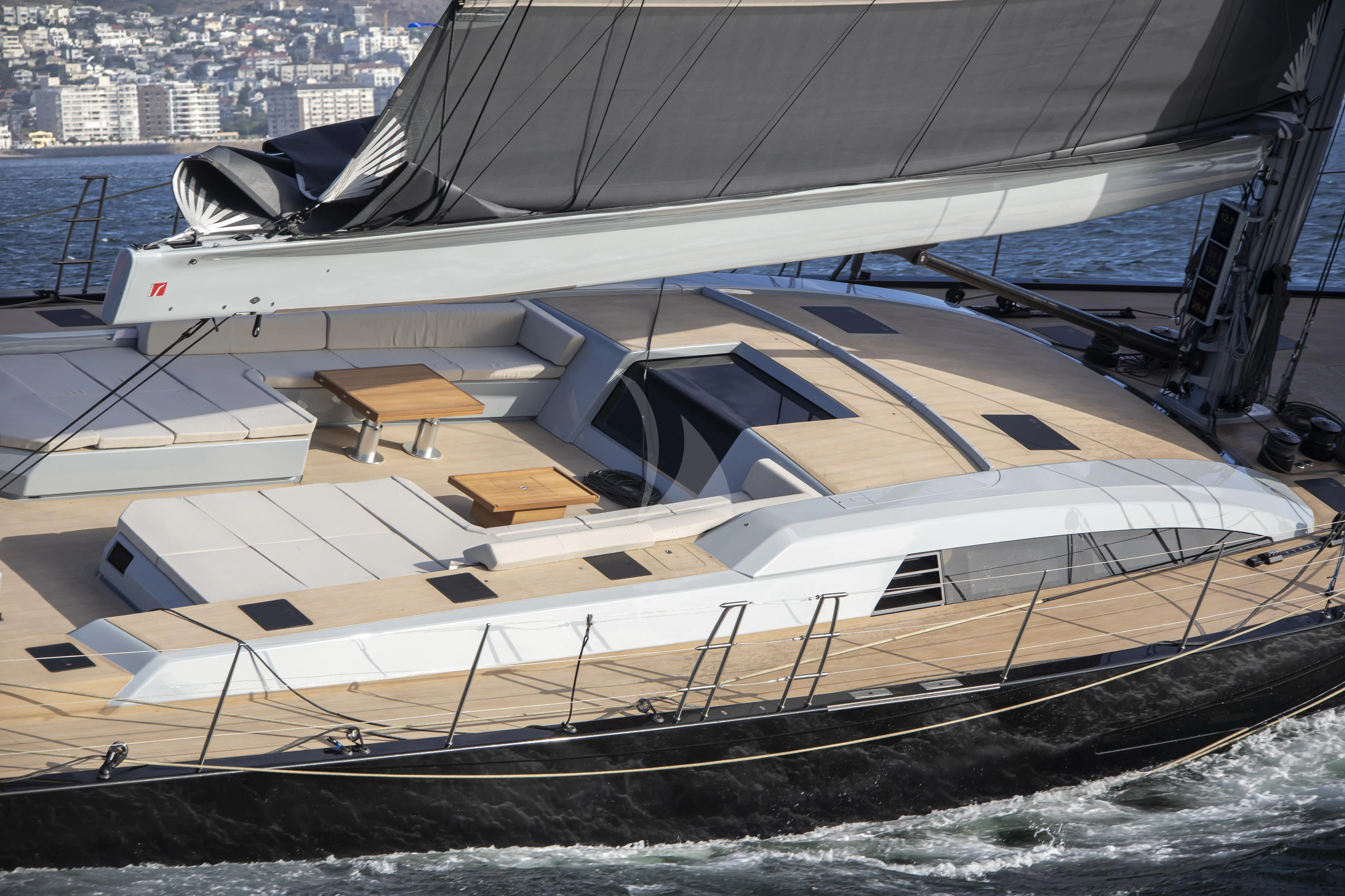 a boat on the water aboard SORVIND Yacht for Charter