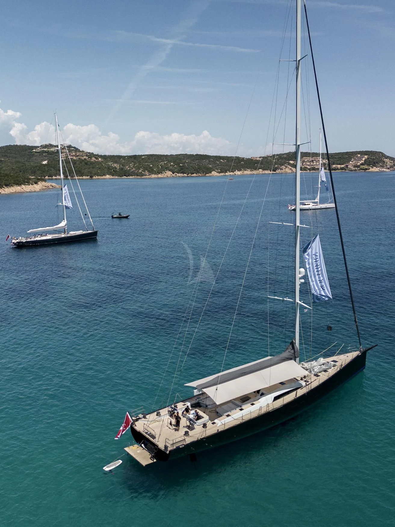 a couple of boats in the water aboard SORVIND Yacht for Charter