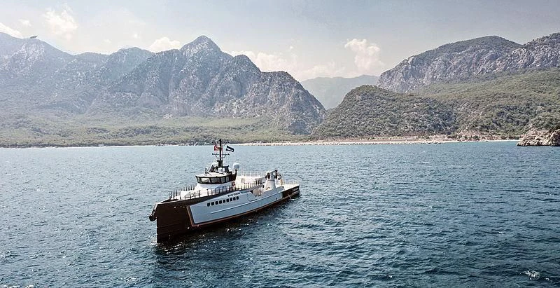 a boat in the water aboard GENE CHASER Yacht for Sale