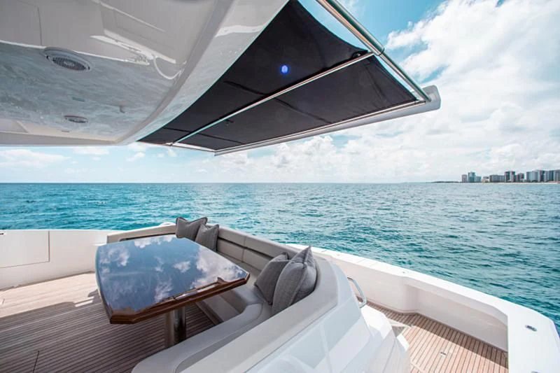 a boat on the water aboard MANA Yacht for Sale