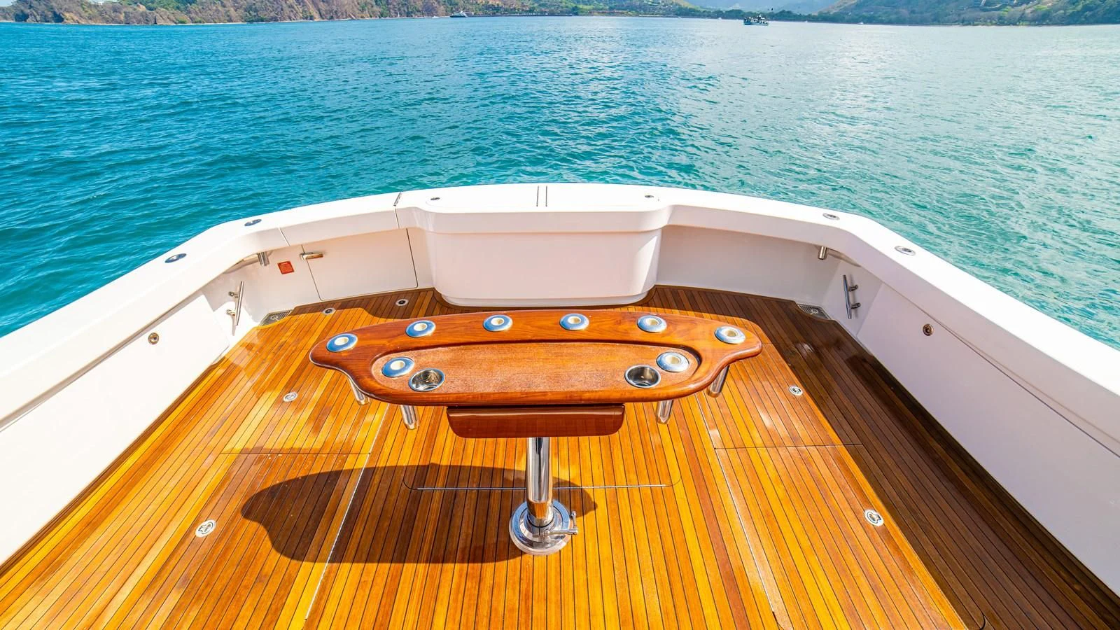 a boat on the water aboard MANA Yacht for Sale