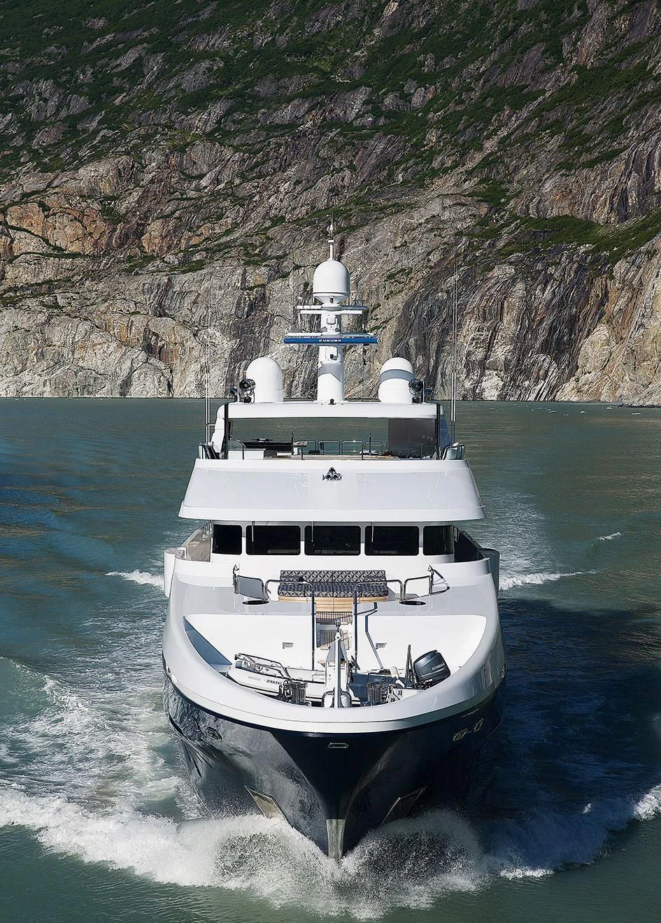a boat on the water aboard D'NATALIN IV Yacht for Sale