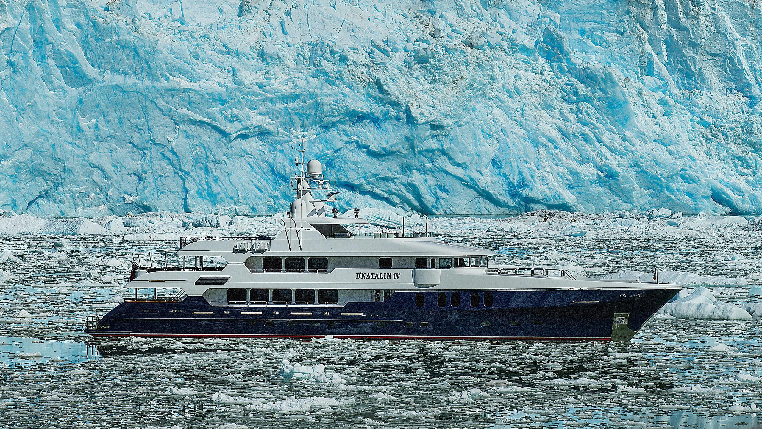 a boat in the water aboard D'NATALIN IV Yacht for Sale