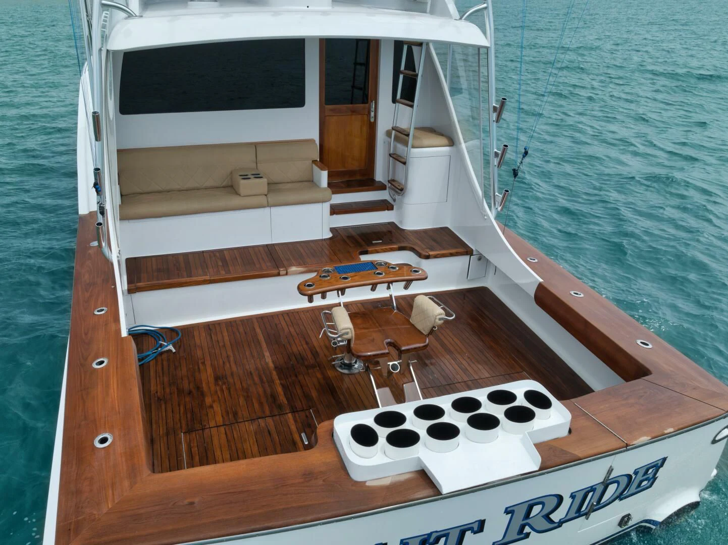 a boat on the water aboard LET  RIDE Yacht for Sale