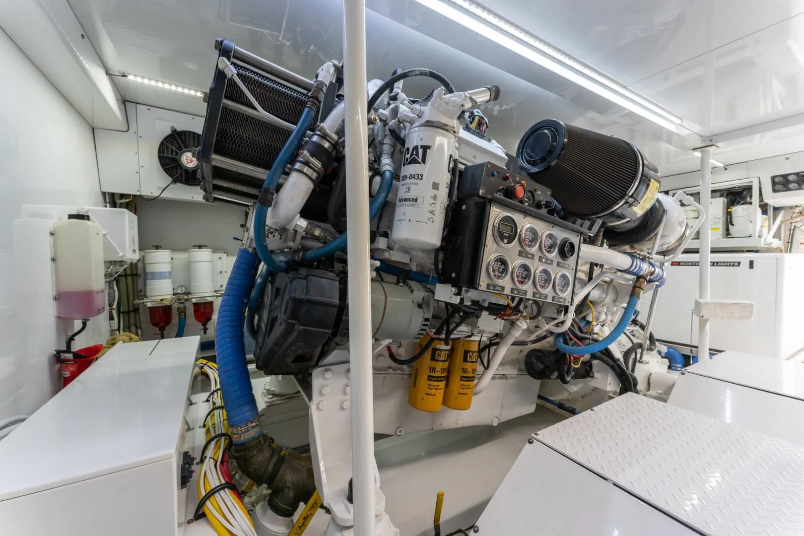 a machine with wires aboard LET  RIDE Yacht for Sale