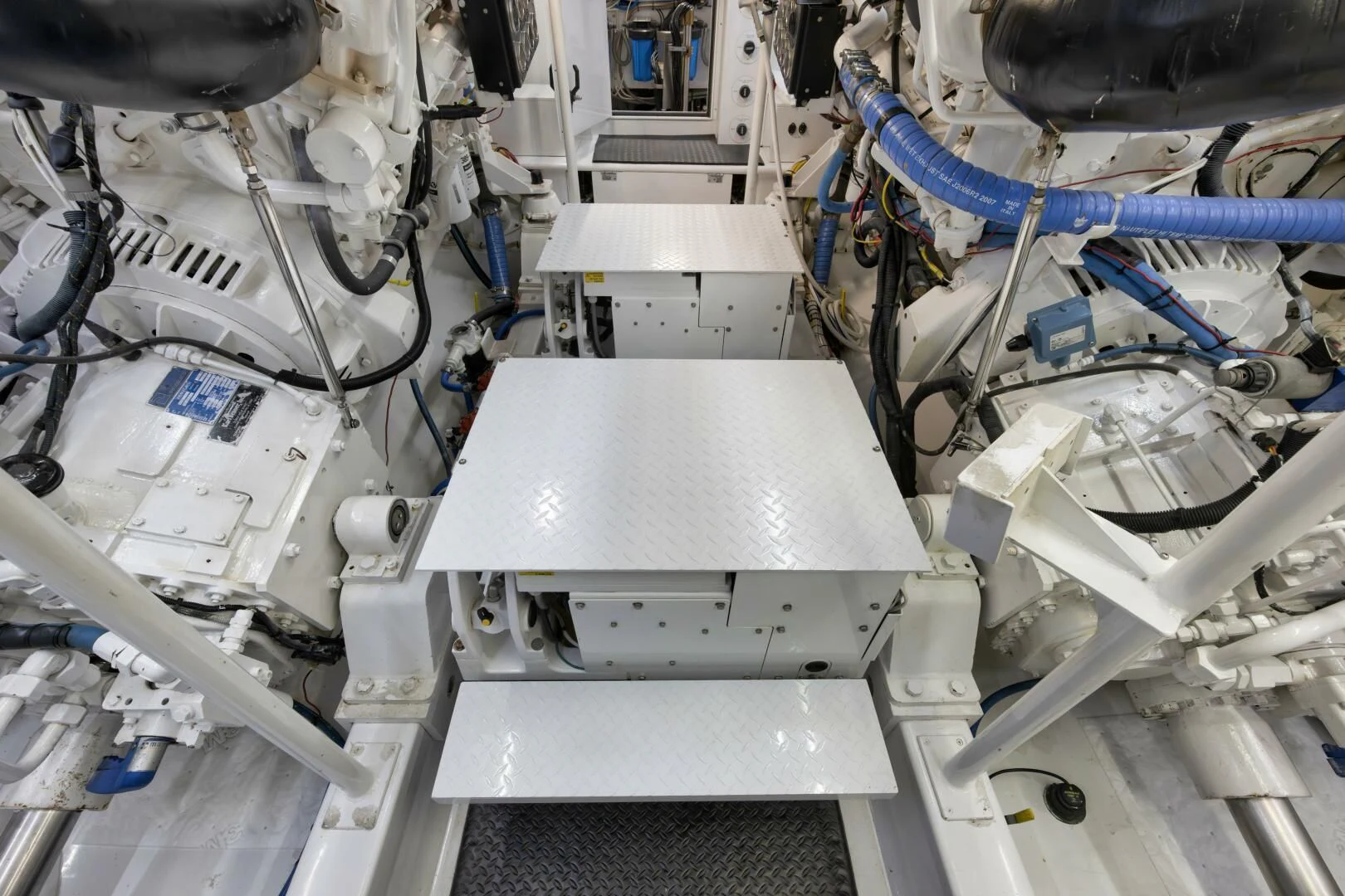 a machine with wires aboard LET  RIDE Yacht for Sale