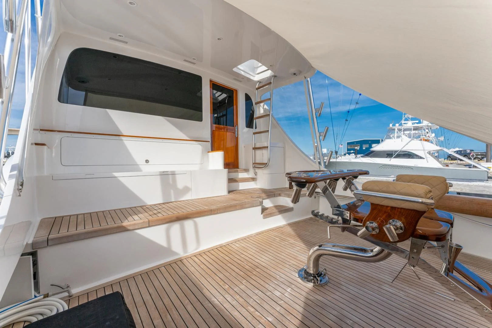 inside of a plane aboard LET  RIDE Yacht for Sale