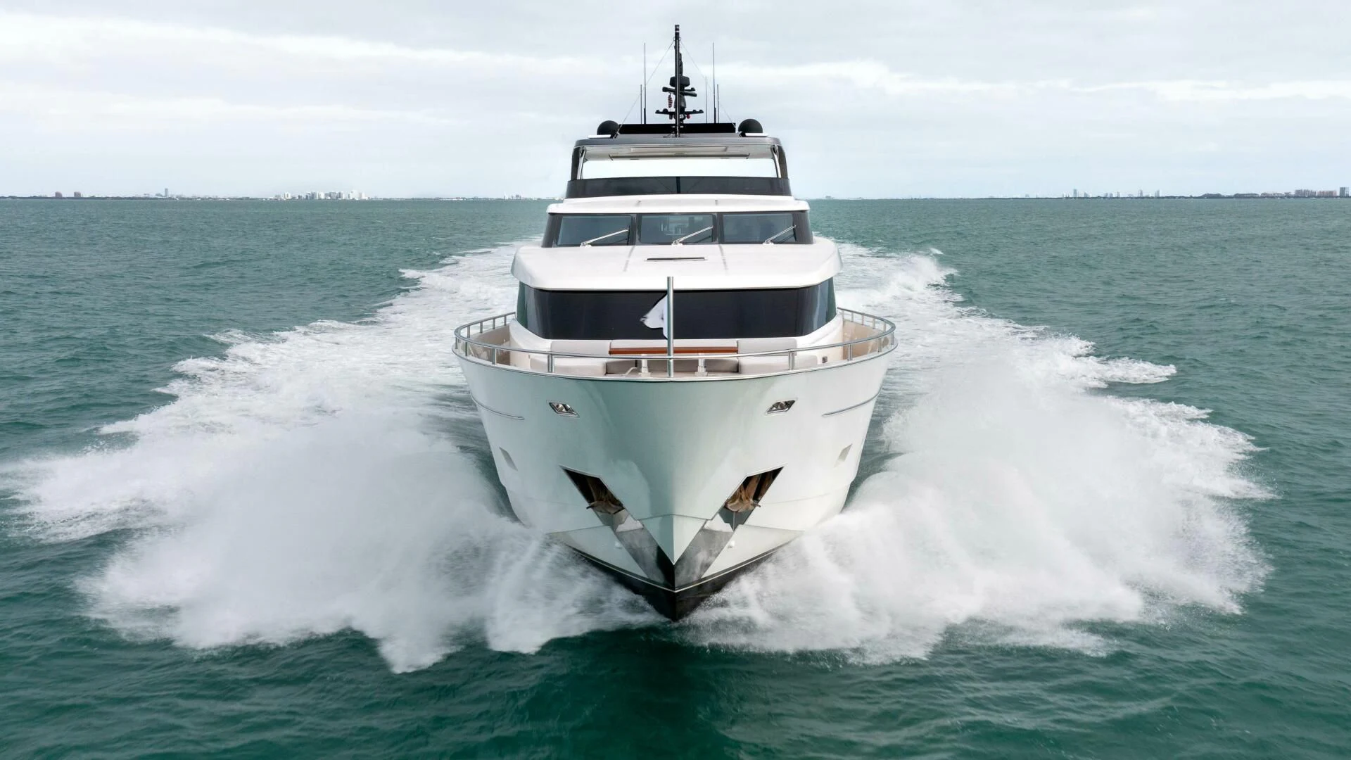 a boat on the water aboard TIME OUT I Yacht for Sale