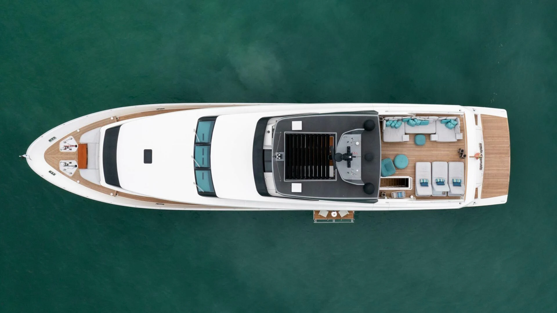 a rectangular object with a small square object on it aboard TIME OUT I Yacht for Sale