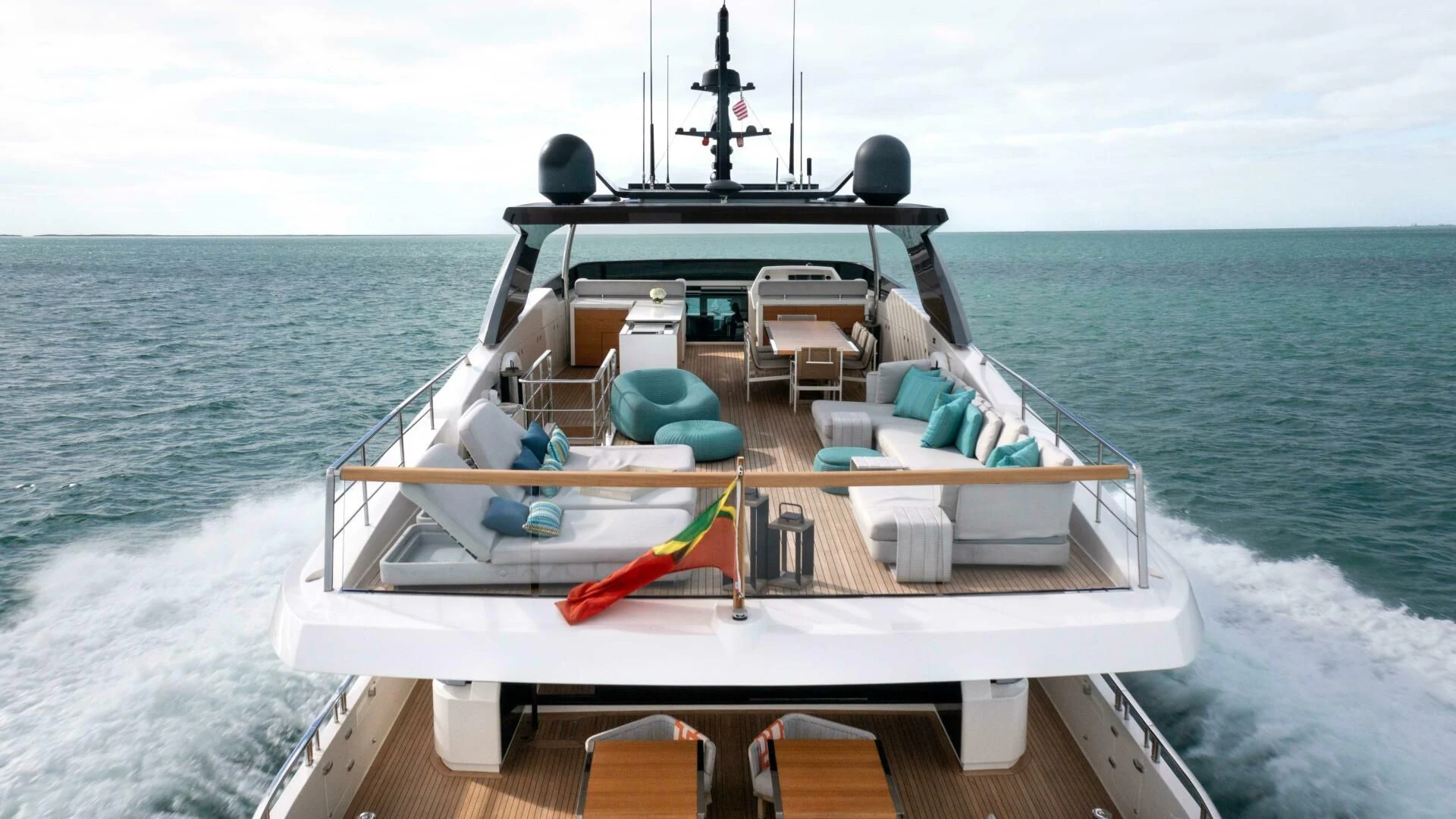 a boat on the water aboard TIME OUT I Yacht for Sale