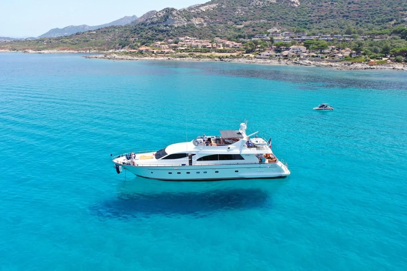 a boat in the water aboard BARON B Yacht for Sale