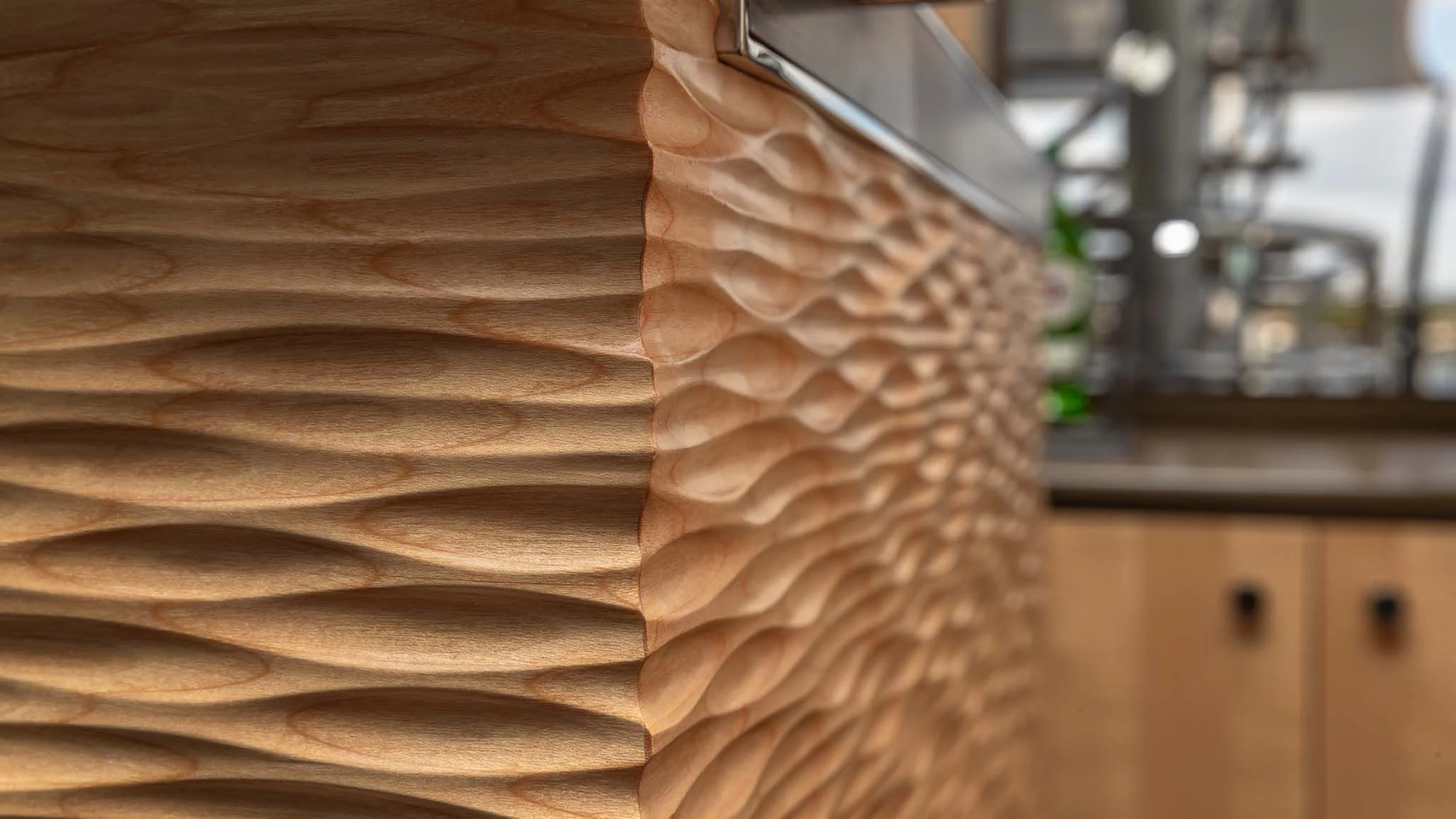 a white towel on a table aboard REVELRY Yacht for Sale