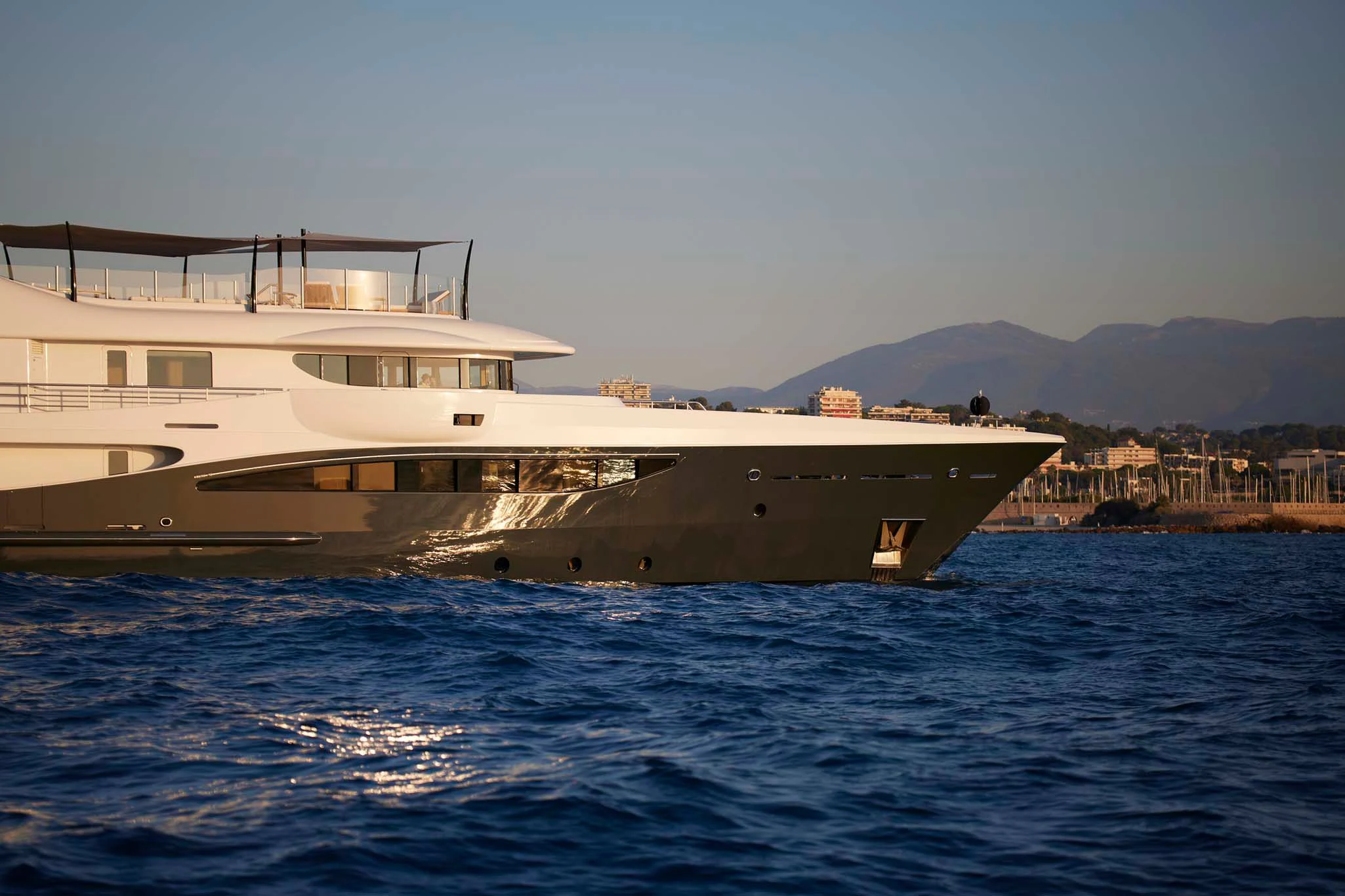 a boat on the water aboard REVELRY Yacht for Sale