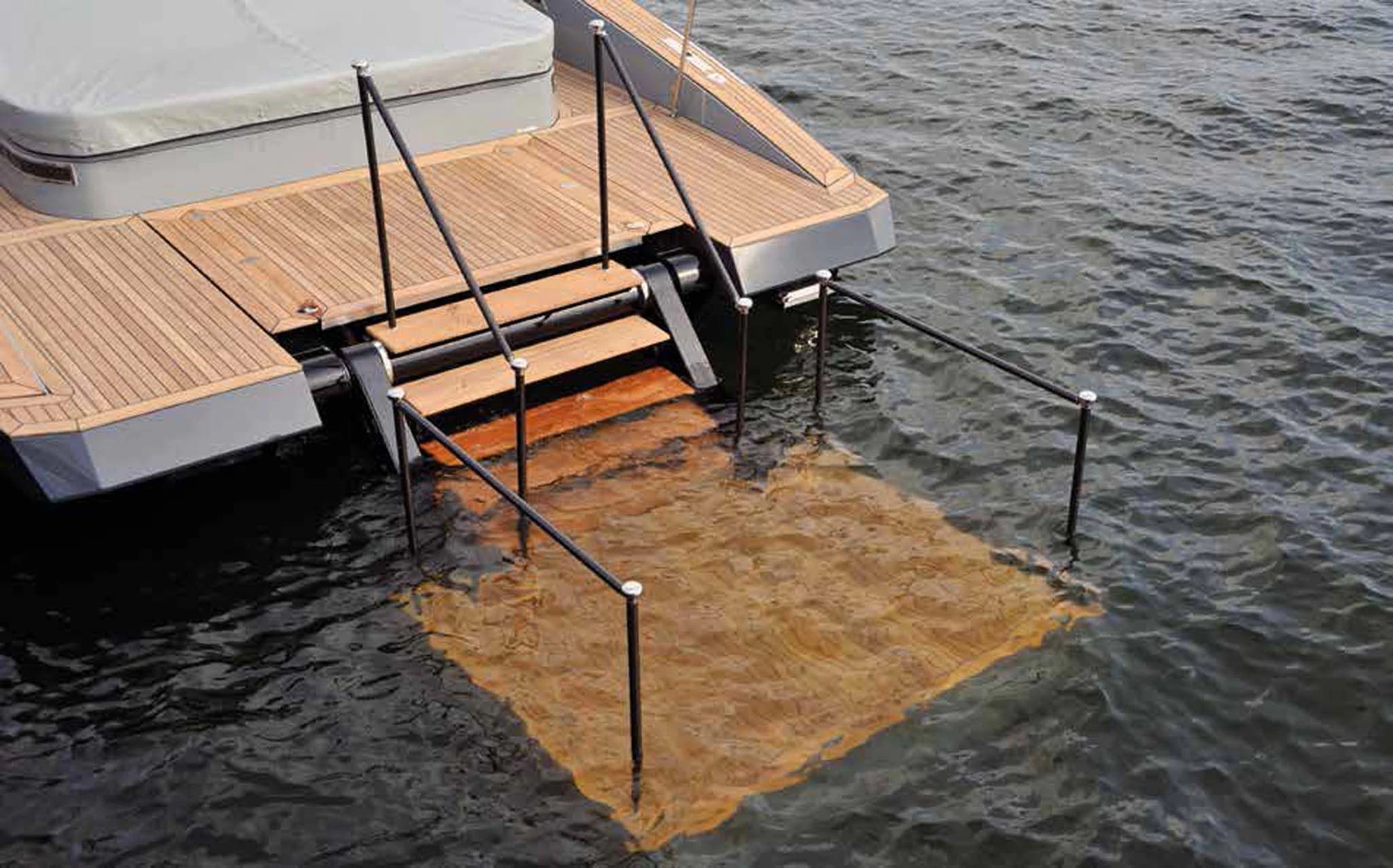 a boat on the water aboard REVELRY Yacht for Sale