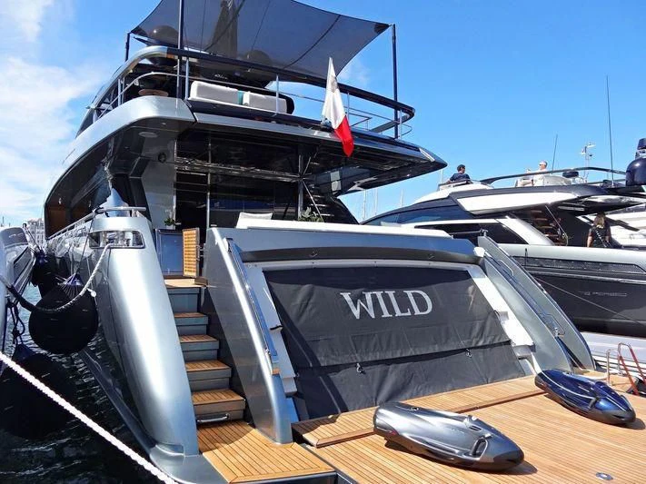 a boat on a dock aboard YOYITA II Yacht for Sale