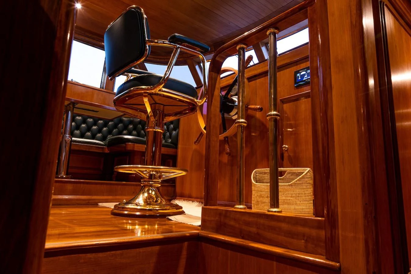 a machine on the counter aboard A&A Yacht for Charter