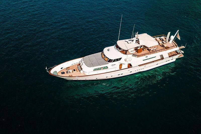 a boat in the water aboard A&A Yacht for Charter