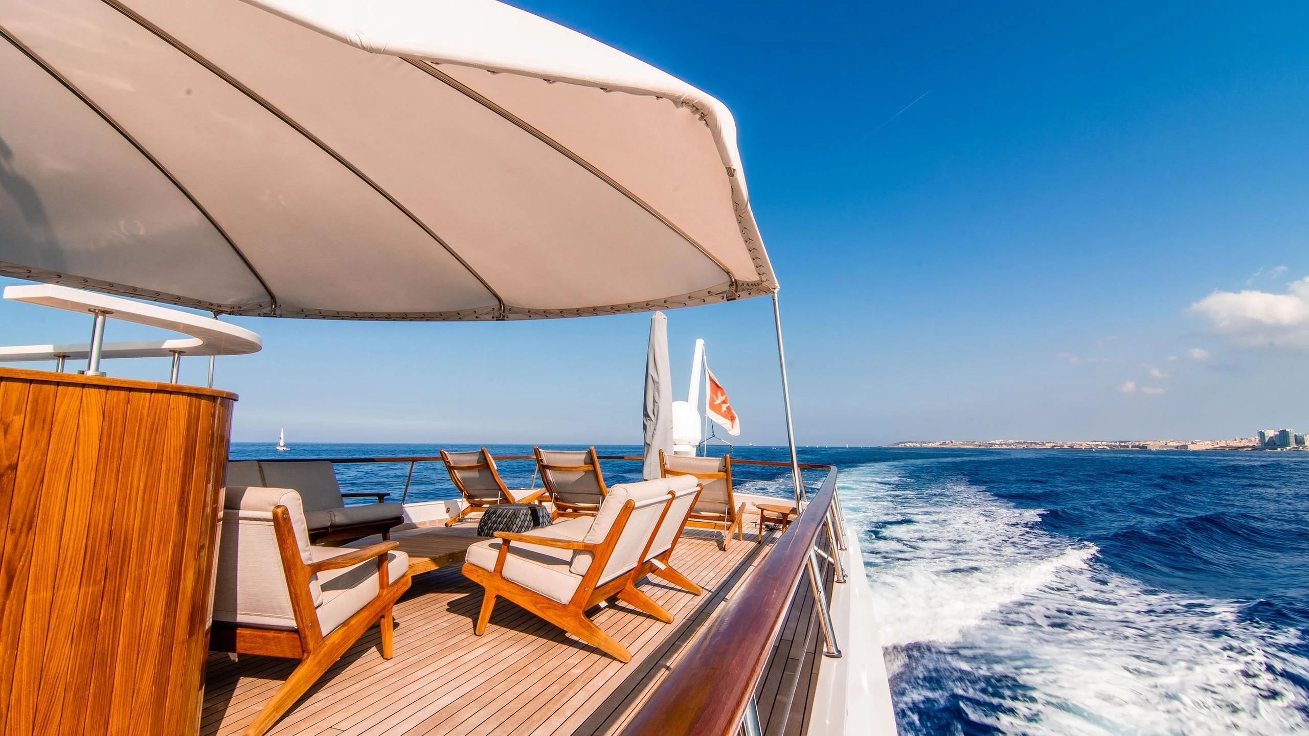 a boat on the water aboard A&A Yacht for Charter