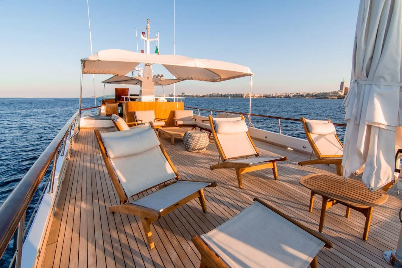 a boat on the water aboard A&A Yacht for Charter