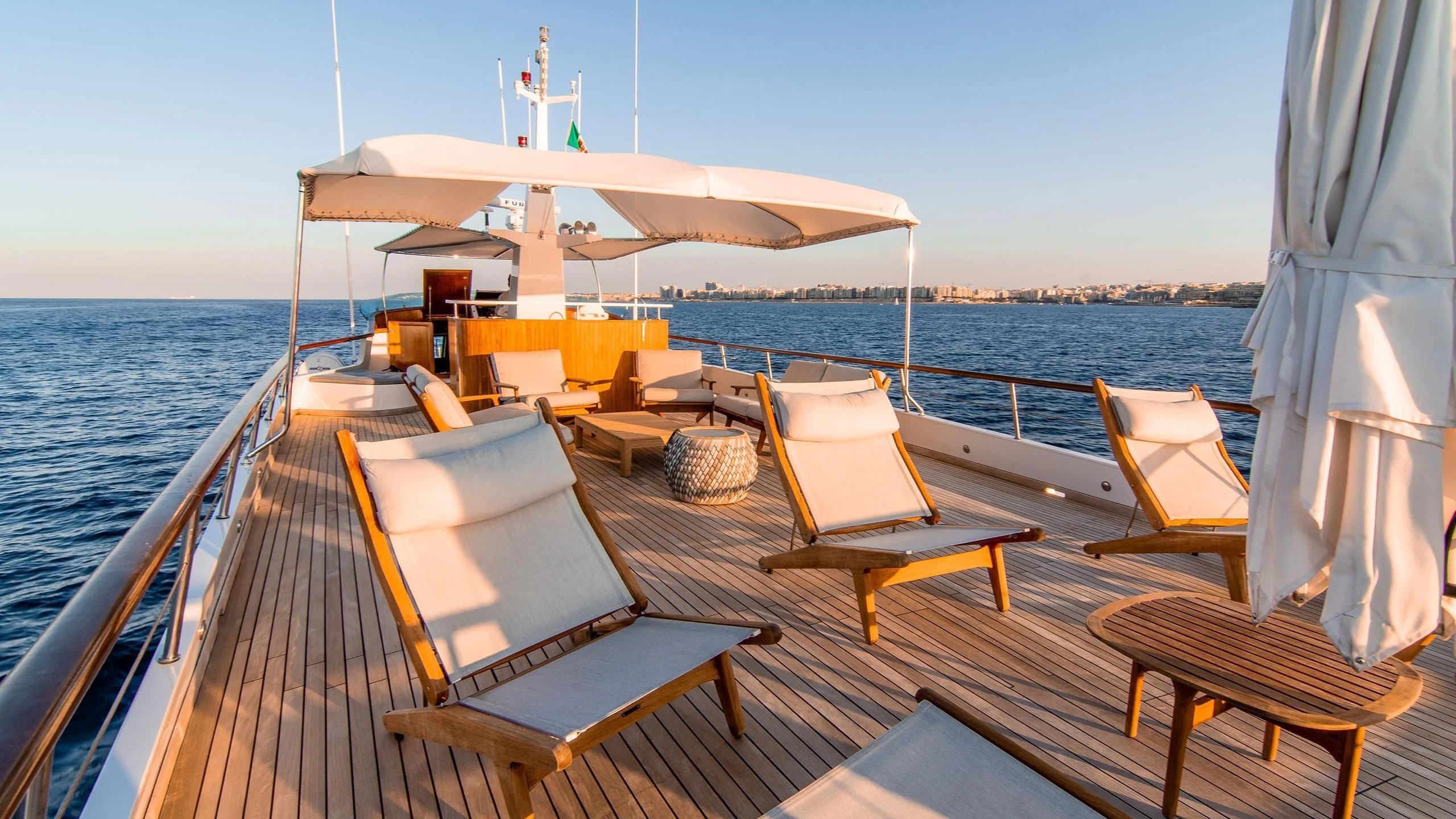 a boat on the water aboard A&A Yacht for Charter