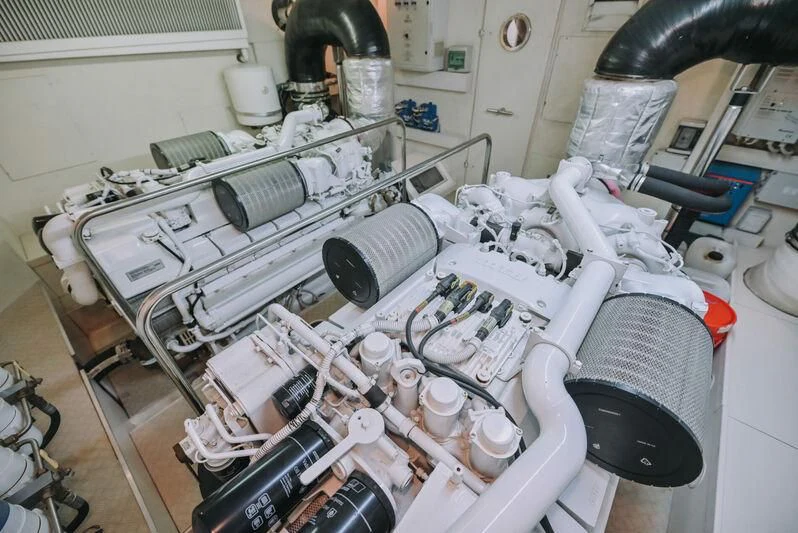 a machine with many items on it aboard SEA YOU Yacht for Sale