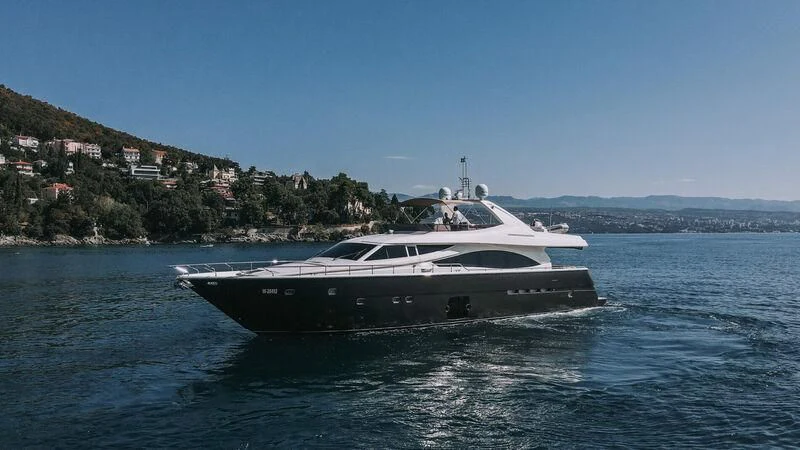 a boat on the water aboard SEA YOU Yacht for Sale