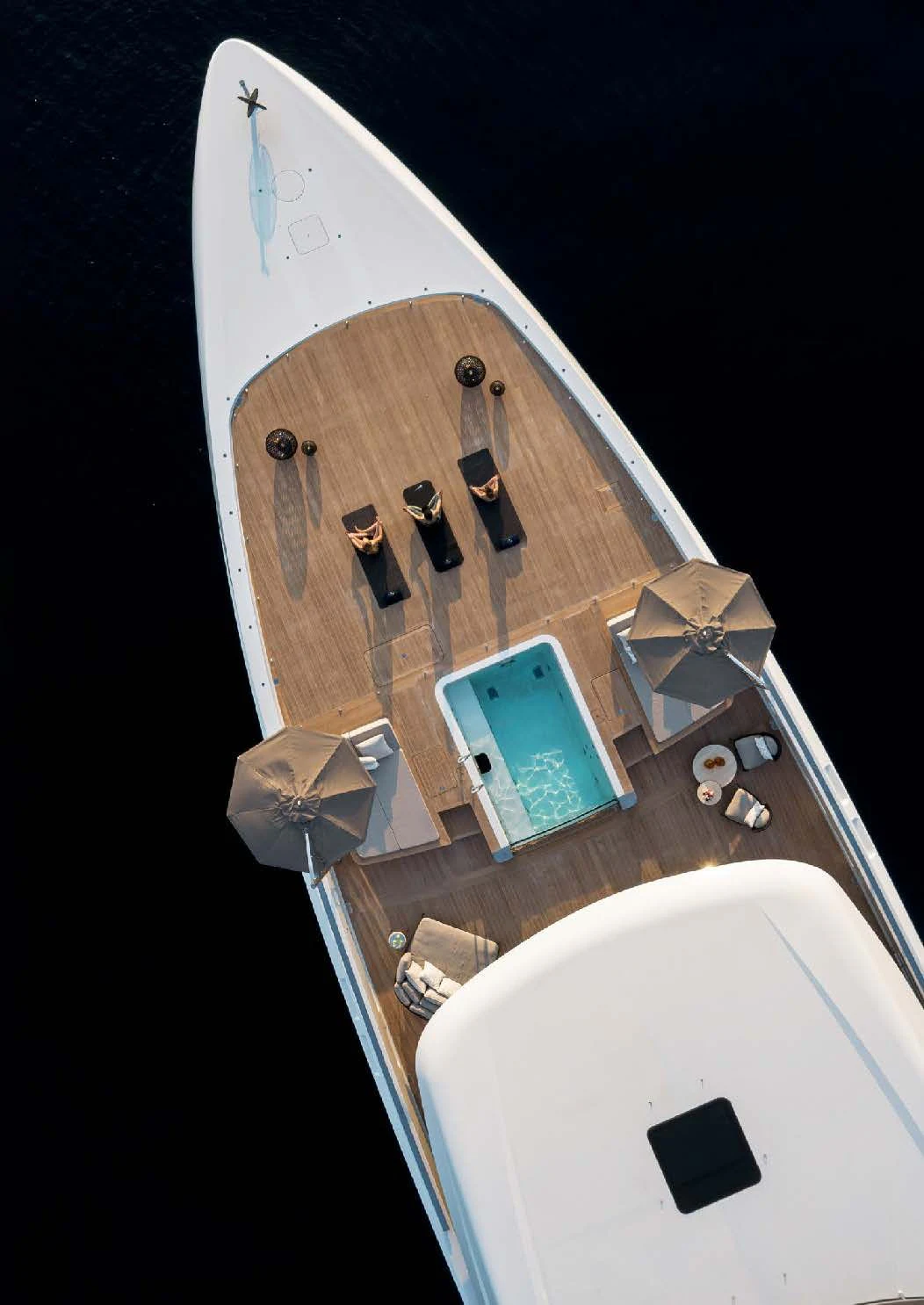 a satellite in space aboard LEMON TREE Yacht for Charter
