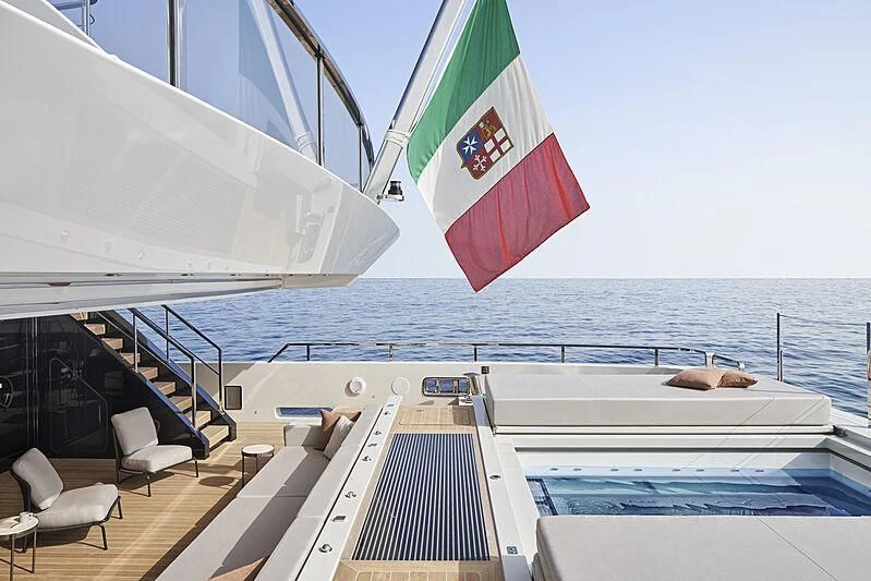 a boat on the water aboard LEMON TREE Yacht for Charter